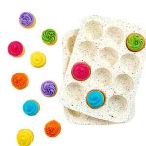 Trudeau Silicone 12-count Muffin/Cupcake Pan (Pack of 2)